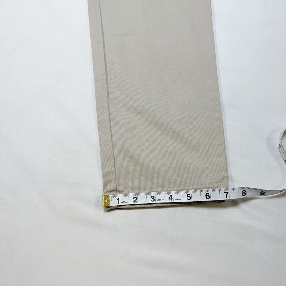 Perk Feel Good Chinos 36 X 32 Light Khaki Slim Fit Stretch Preppy Minimalist NWT - Picture 6 of 11